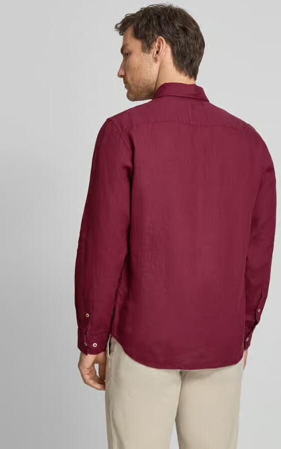 Marc O'Polo regular fit vrijetijdsoverhemd van puur linnen - Foto 3