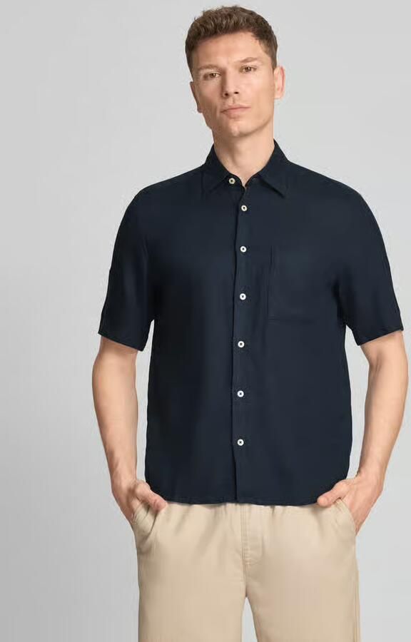 Marc O'Polo regular fit vrijetijdsoverhemd van puur linnen - Foto 3