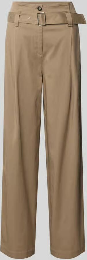 Marc O'Polo regular fit wijdte broek met geïntegreerde riem - Foto 2