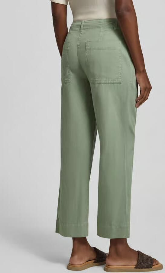 Marc O'Polo regular fit wijdte broek van mix van katoen lyocell en linnen - Foto 3