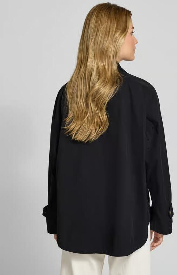 Marc O'Polo Lang jack in cape-stijl kraag met corduroy relaxed fit