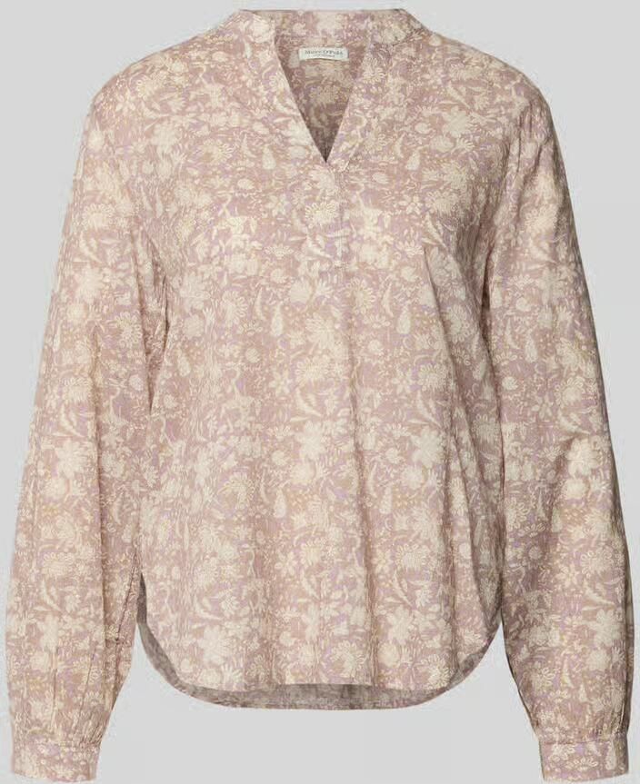 Marc O'Polo Relaxed fit Blouse met lange mouwen van puur katoen - Foto 2