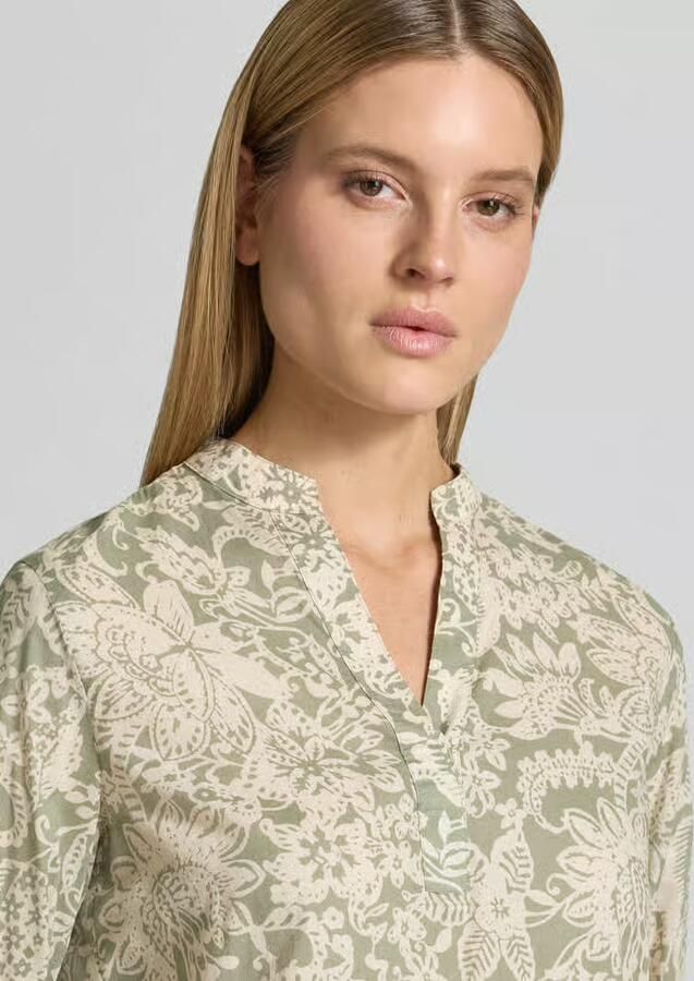 Marc O'Polo Relaxed fit Blouse met lange mouwen van puur katoen