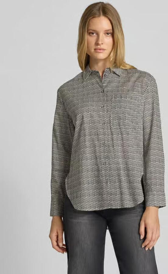 Marc O'Polo Relaxed fit blouse met lange mouwen van puur katoen - Foto 2