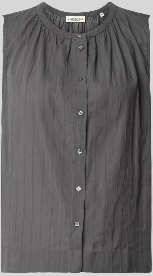 Marc O'Polo relaxed fit blouse van puur katoen - Foto 2