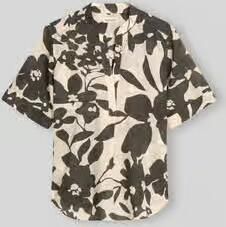 Marc O'Polo relaxed fit blouse van puur katoen