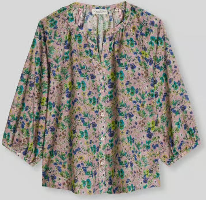 Marc O'Polo relaxed fit blouse van puur katoen - Foto 2