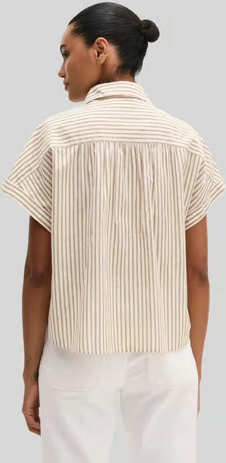 Marc O'Polo relaxed fit blouse van puur katoen