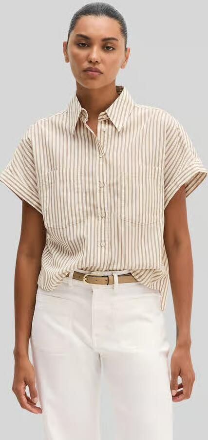 Marc O'Polo relaxed fit blouse van puur katoen - Foto 4