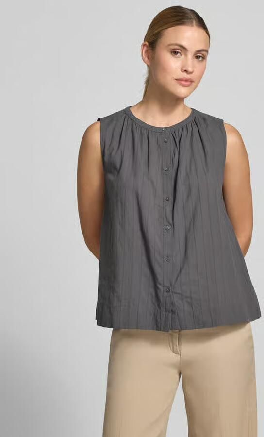 Marc O'Polo relaxed fit blouse van puur katoen - Foto 3
