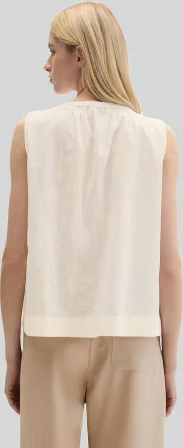 Marc O'Polo relaxed fit blouse van puur katoen
