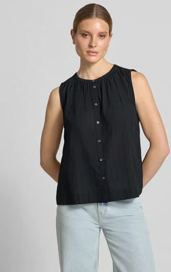 Marc O'Polo relaxed fit blouse van puur katoen - Foto 2