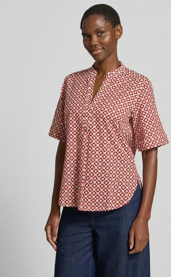 Marc O'Polo relaxed fit blouse van puur katoen - Foto 4