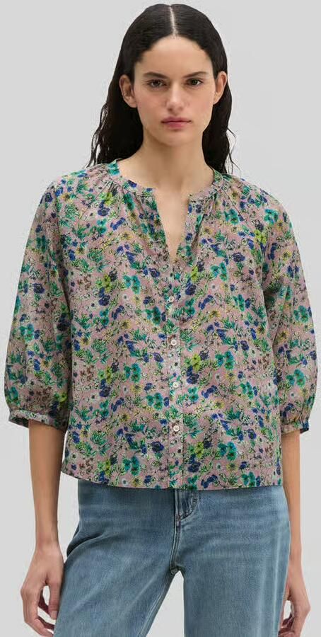 Marc O'Polo relaxed fit blouse van puur katoen - Foto 4
