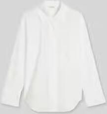 Marc O'Polo relaxed fit blouse van puur katoen met detail op de rug