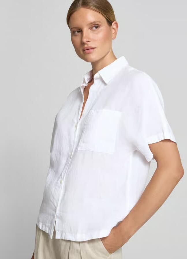 Marc O'Polo relaxed fit blouse van puur linnen - Foto 2
