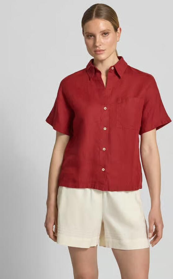 Marc O'Polo relaxed fit blouse van puur linnen - Foto 4