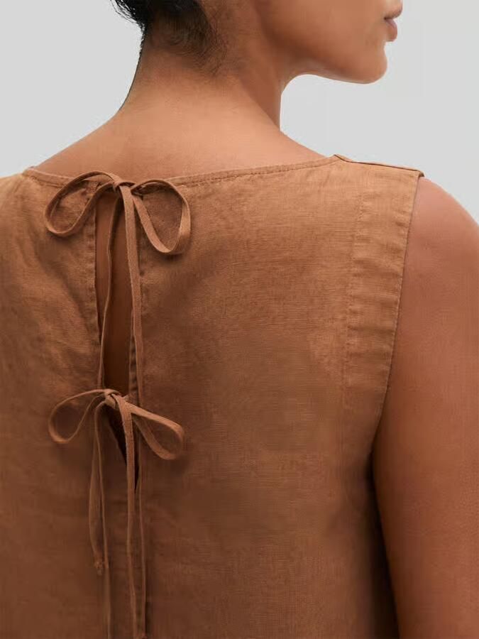 Marc O'Polo Relaxed fit blousetop van puur linnen