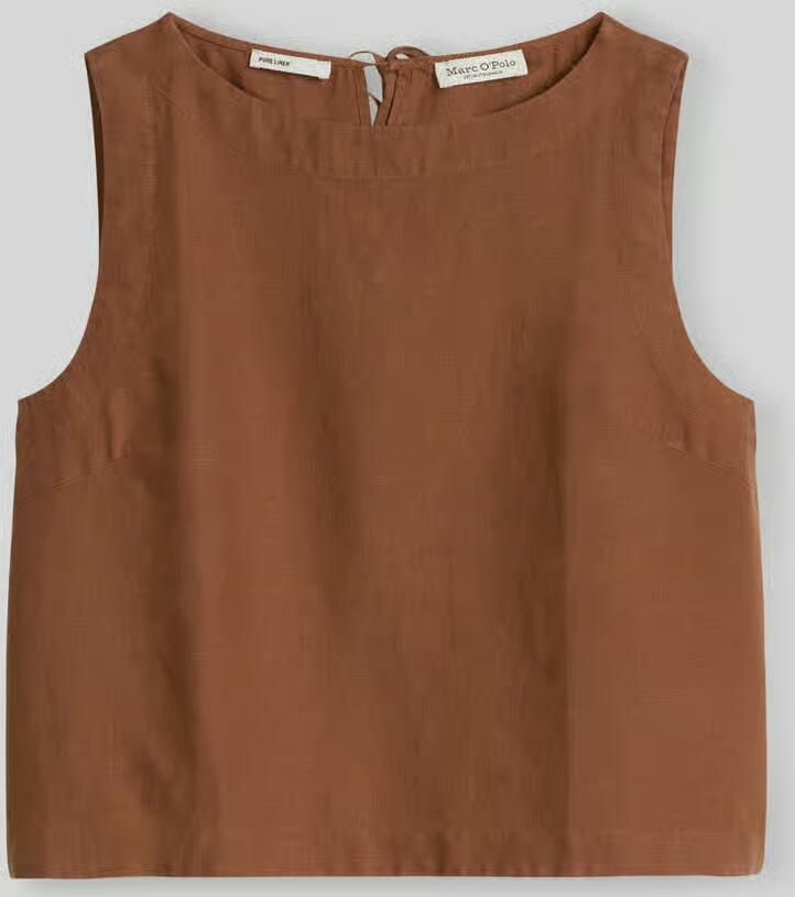 Marc O'Polo Relaxed fit blousetop van puur linnen - Foto 2