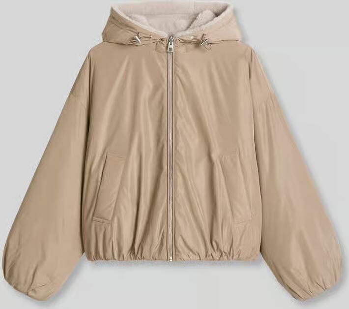 Marc O'Polo relaxed fit blouson met aan twee kanten draagbaar