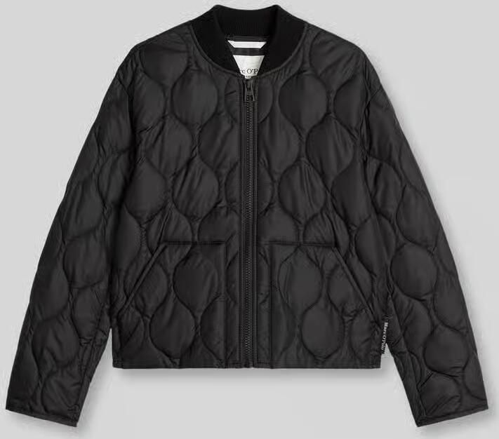 Marc O'Polo relaxed fit bomberjack met gewatteerde structuur