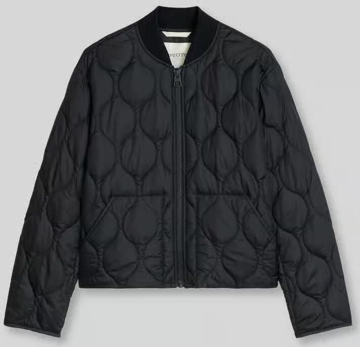 Marc O'Polo relaxed fit bomberjack met gewatteerde structuur