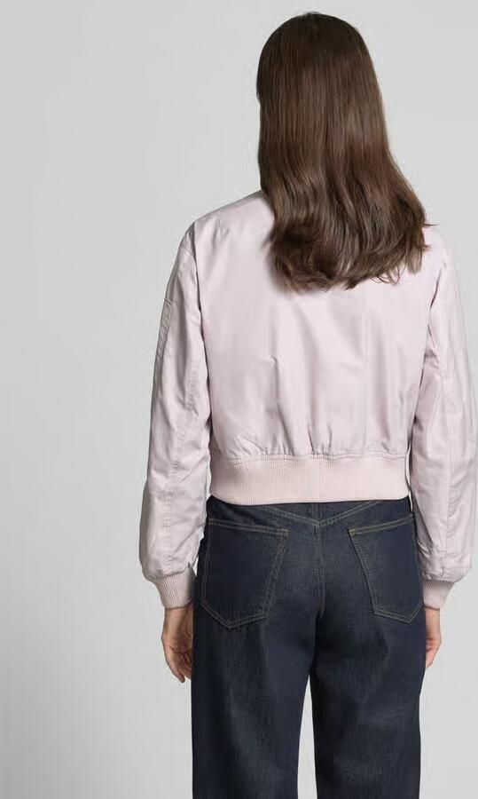 Marc O'Polo Relaxed fit bomberjack met ribboorden