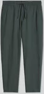 Marc O'Polo relaxed fit broek van mix van katoen en linnen met tunnelkoord model 'BELSBO'