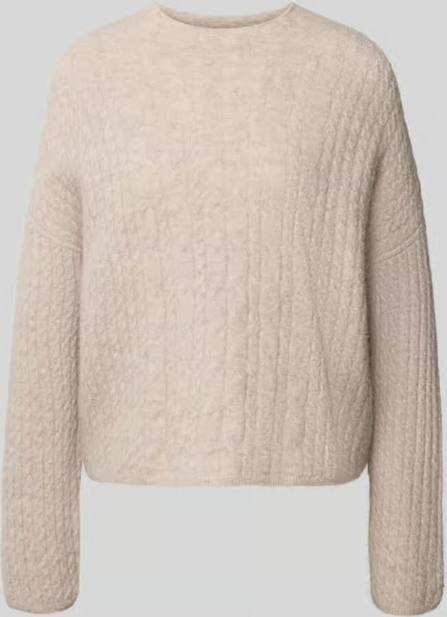 Marc O'Polo Relaxed fit gebreide pullover van scheerwolmix