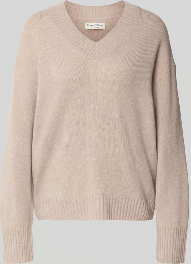 Marc O'Polo Relaxed fit gebreide pullover van wolmix