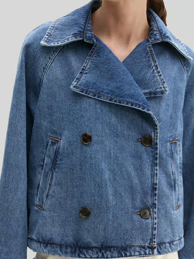 Marc O'Polo relaxed fit jeansjack van puur katoen