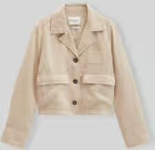 Marc O'Polo relaxed fit korte blazer van puur linnen