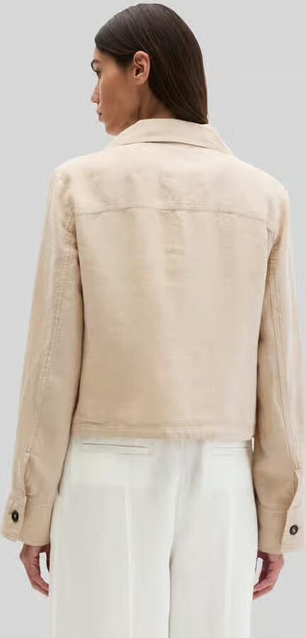 Marc O'Polo relaxed fit korte blazer van puur linnen