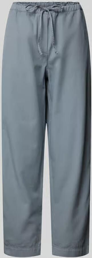 Marc O'Polo Relaxed fit linnen broek met tunnelkoord