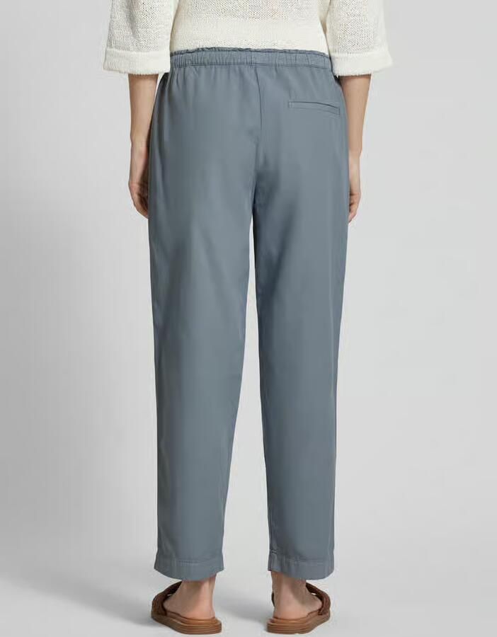 Marc O'Polo Relaxed fit linnen broek met tunnelkoord