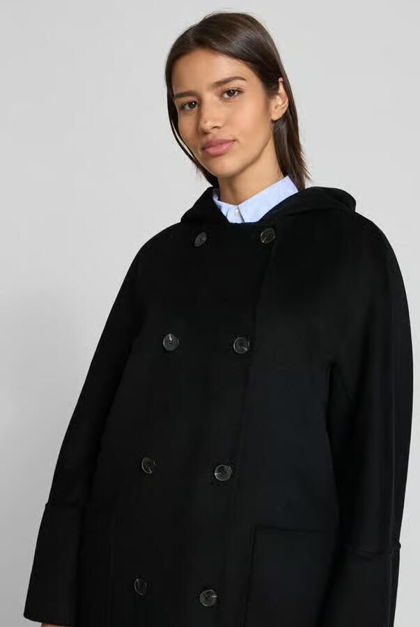 Marc O'Polo Relaxed fit lange jas van wolmix