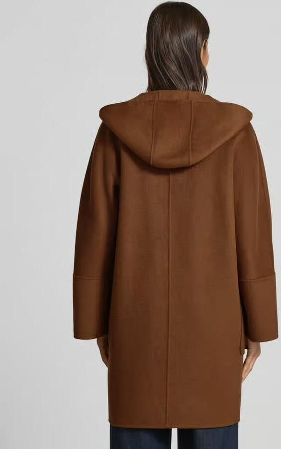 Marc O'Polo Relaxed fit lange jas van wolmix