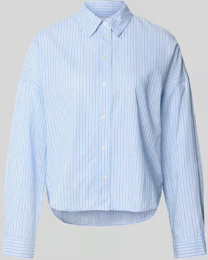 Marc O'Polo Relaxed fit overhemdblouse van puur katoen - Foto 2