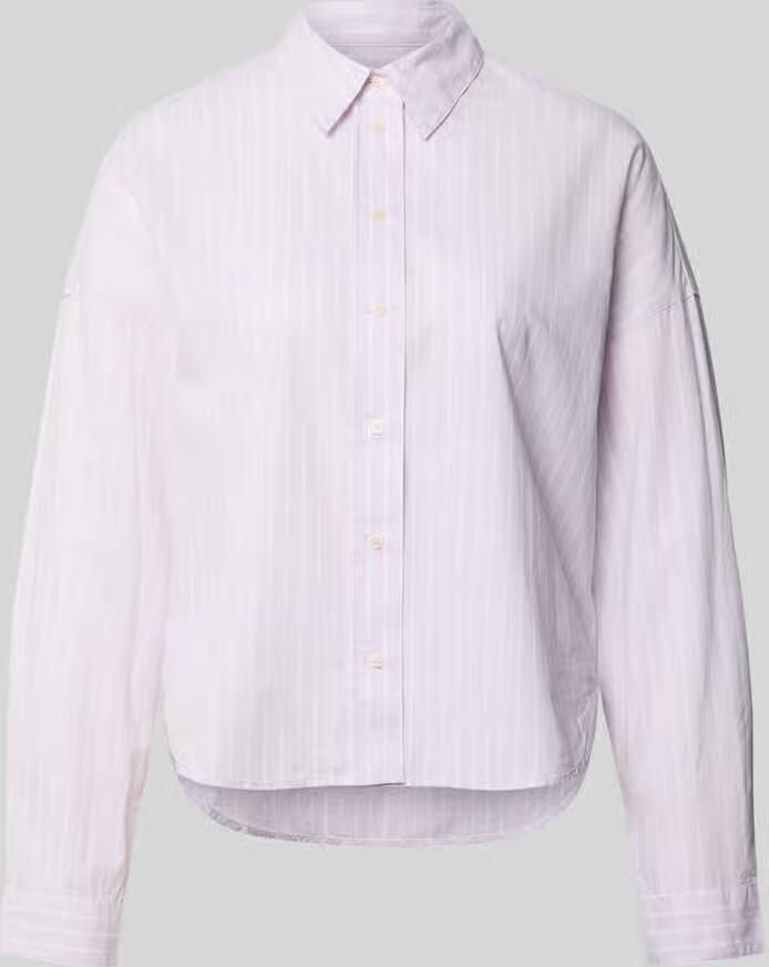 Marc O'Polo Relaxed fit overhemdblouse van puur katoen - Foto 2