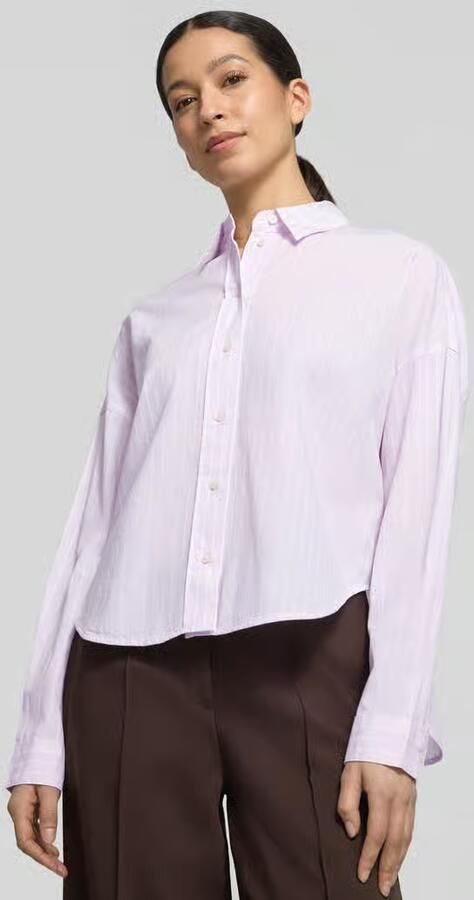 Marc O'Polo Relaxed fit overhemdblouse van puur katoen