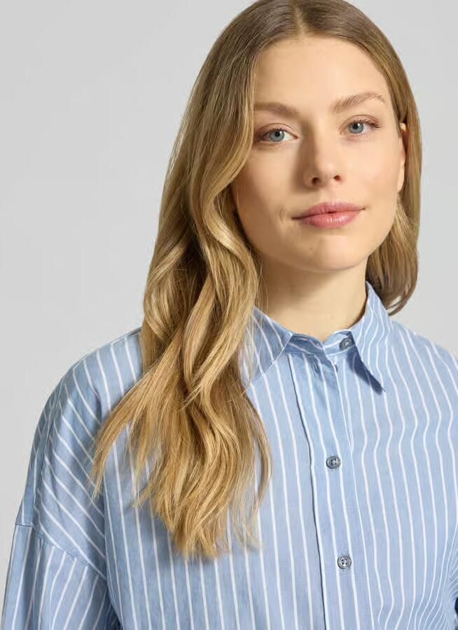 Marc O'Polo relaxed fit overhemdblouse van puur katoen