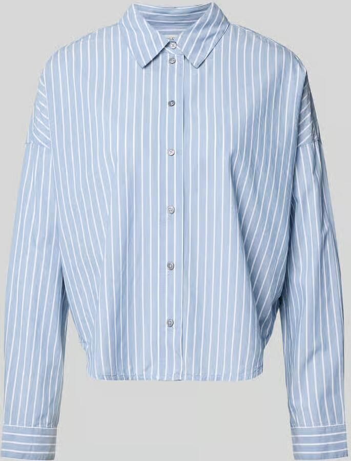Marc O'Polo relaxed fit overhemdblouse van puur katoen - Foto 2
