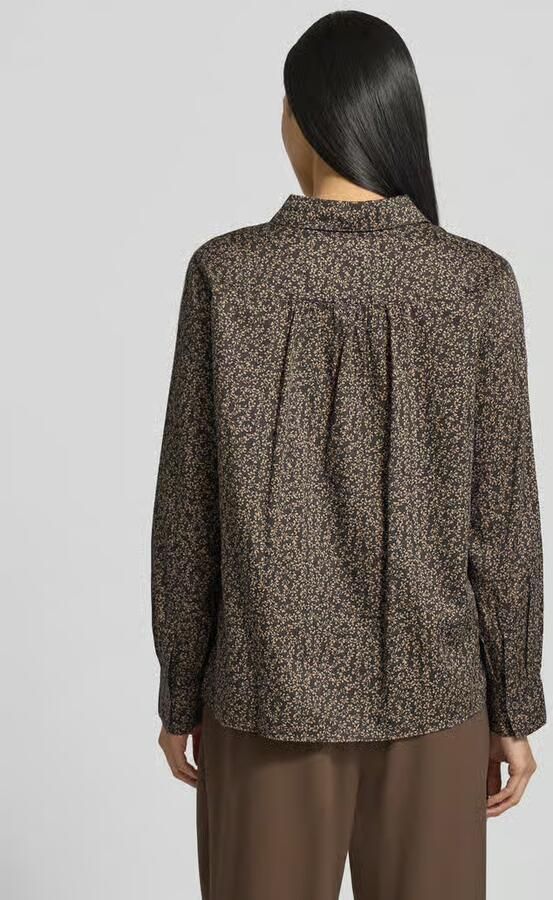 Marc O'Polo Relaxed fit blouse met lange mouwen van puur katoen