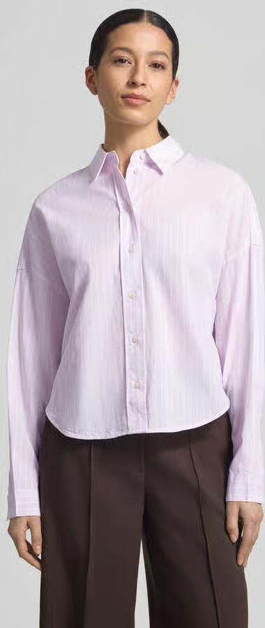 Marc O'Polo Relaxed fit overhemdblouse van puur katoen - Foto 4