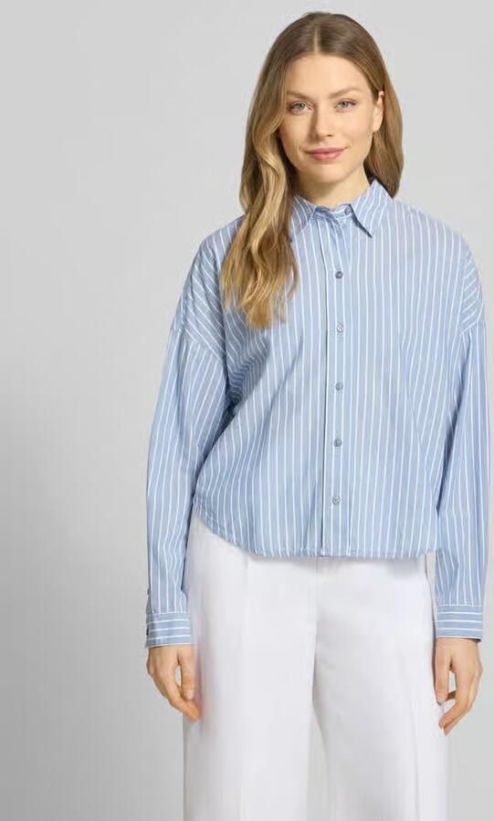 Marc O'Polo relaxed fit overhemdblouse van puur katoen - Foto 4
