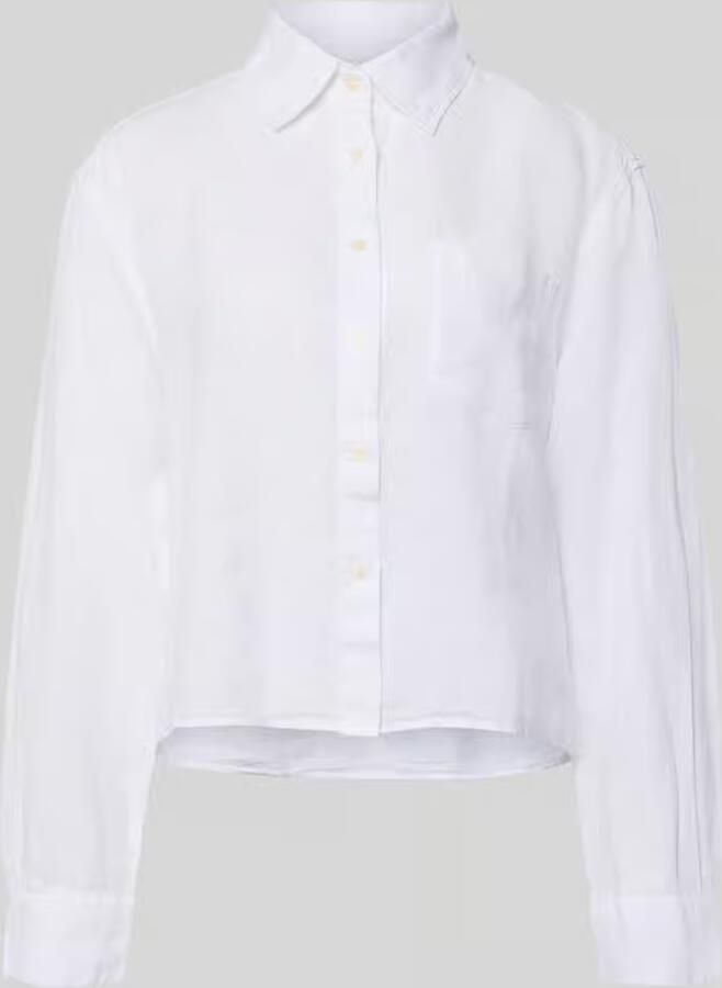 Marc O'Polo relaxed fit overhemdblouse van puur linnen - Foto 2