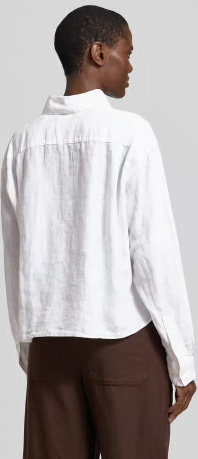 Marc O'Polo relaxed fit overhemdblouse van puur linnen