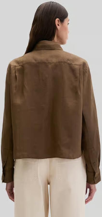 Marc O'Polo relaxed fit overhemdblouse van puur linnen - Foto 4