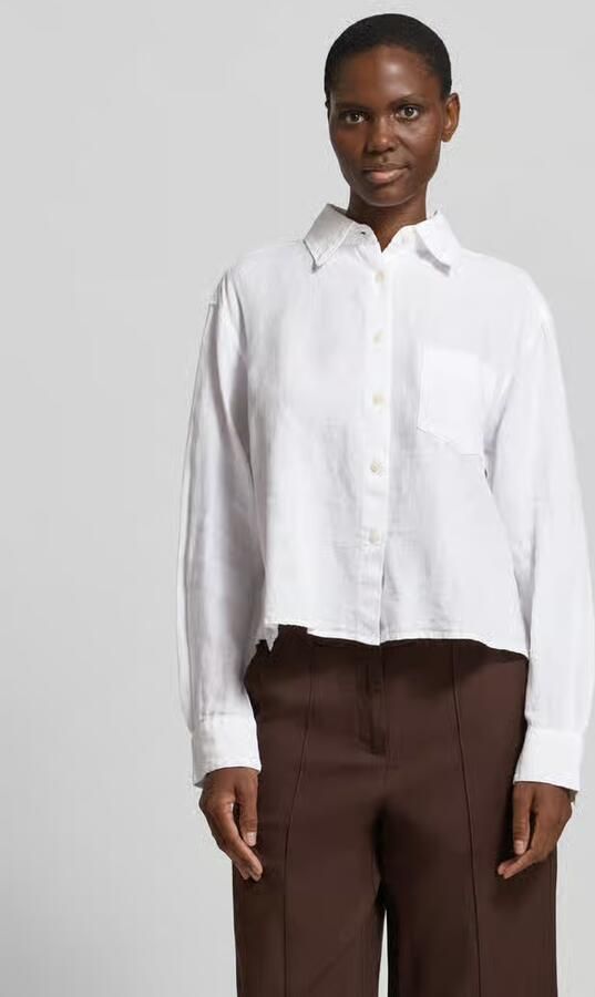 Marc O'Polo relaxed fit overhemdblouse van puur linnen - Foto 4