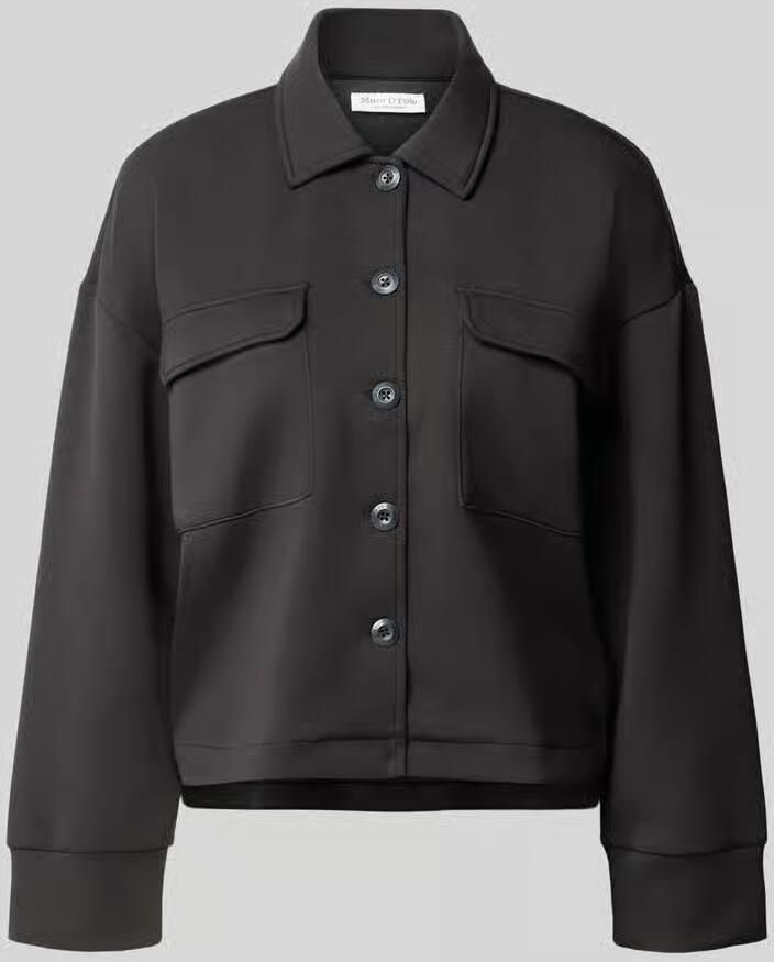 Marc O'Polo relaxed fit overhemdjack van modalmix